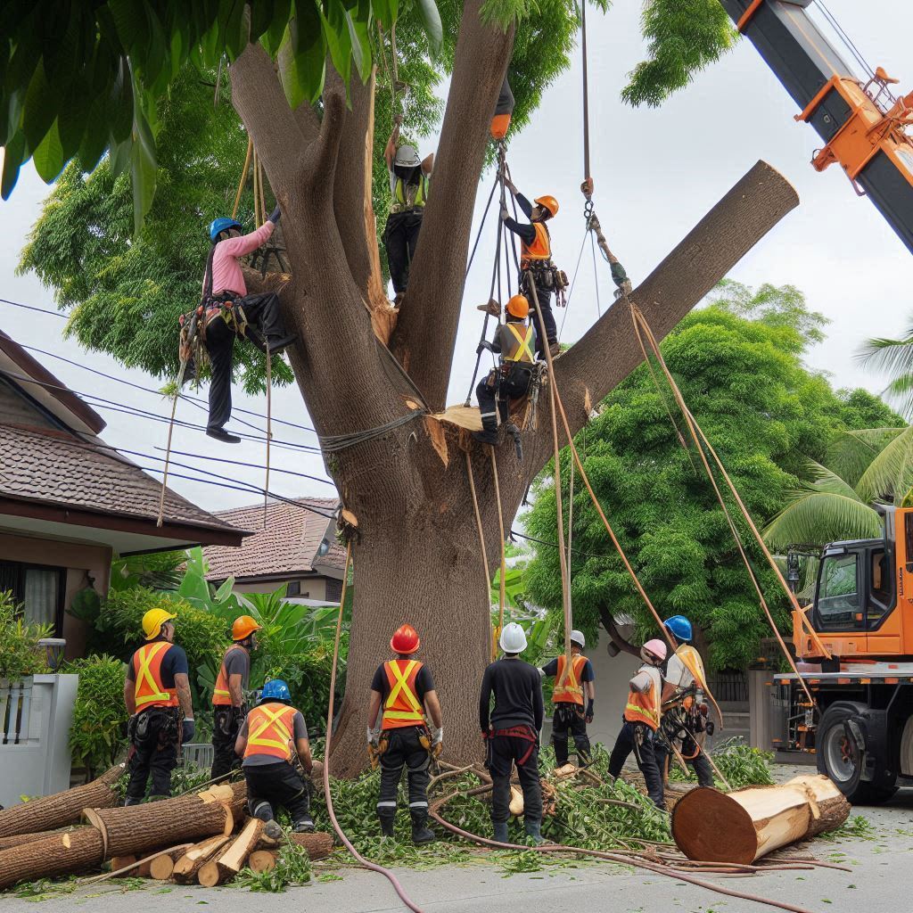 Professional Large Tree Removal Services In Hawkins Texas